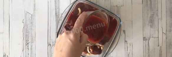 куриная печень в духовке запеченная с луком и чесноком