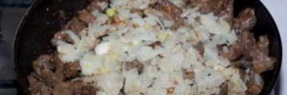 печень говяжья по-строгановски