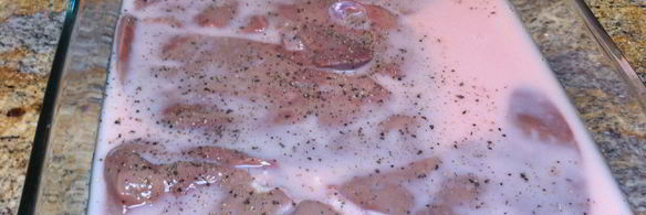 печень говяжья запеченная в молоке