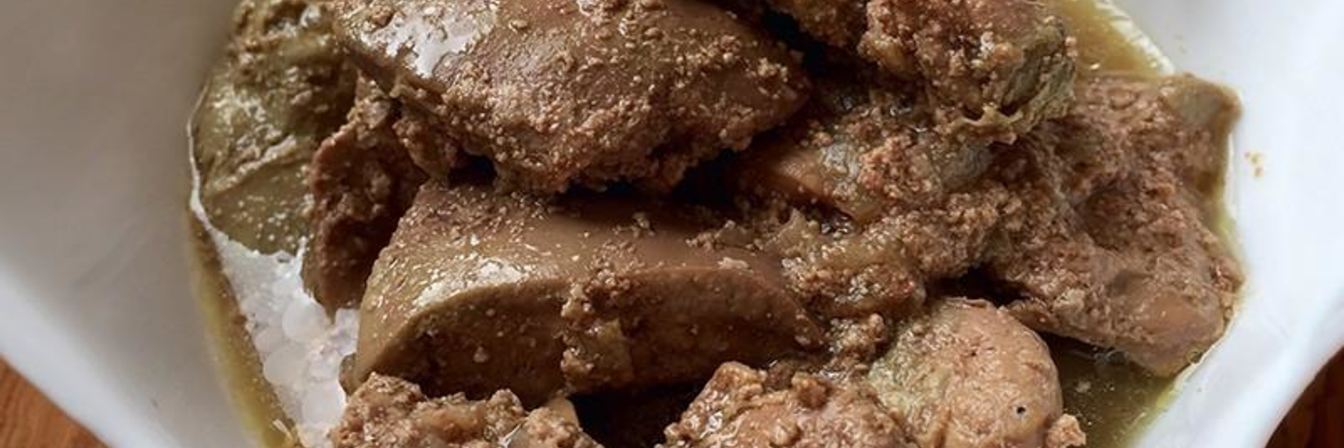 Печень индейки тушеная