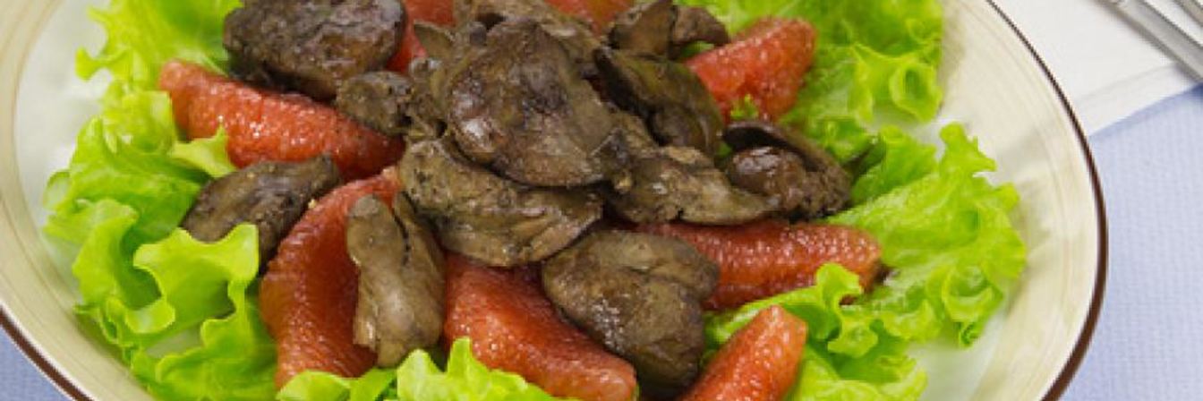 Печень куриная по-анжуйски