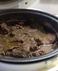 Печень куриная с грибами в мультиварке