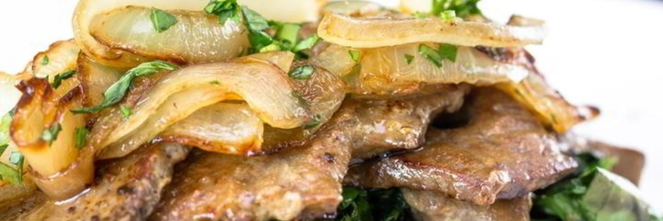 Печень по-венециански