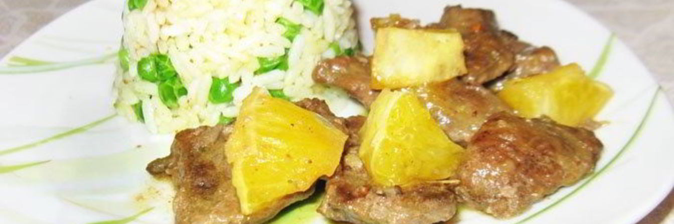 Печень с апельсинами