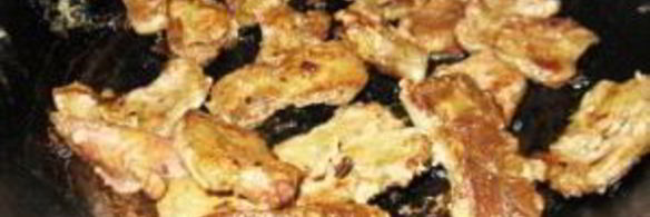 печень с апельсинами