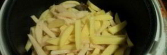 печень с картошкой в мультиварке