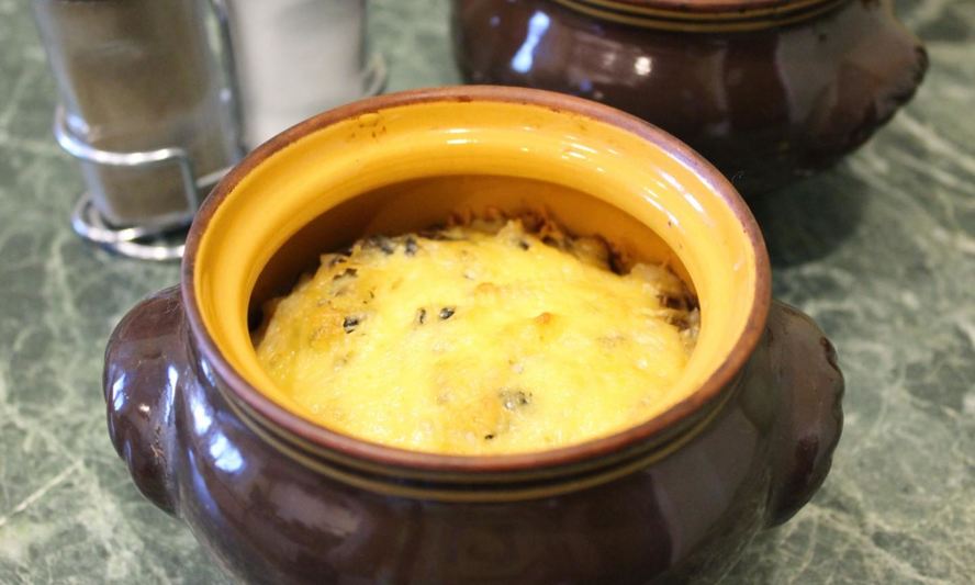 Рецепт печени в горшочках по-русски