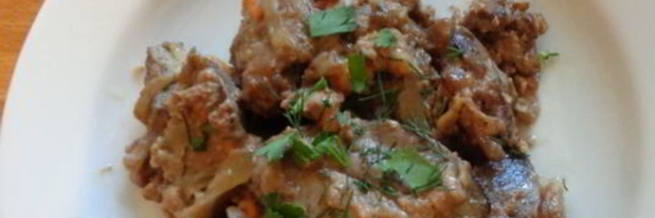 Печень в сливках