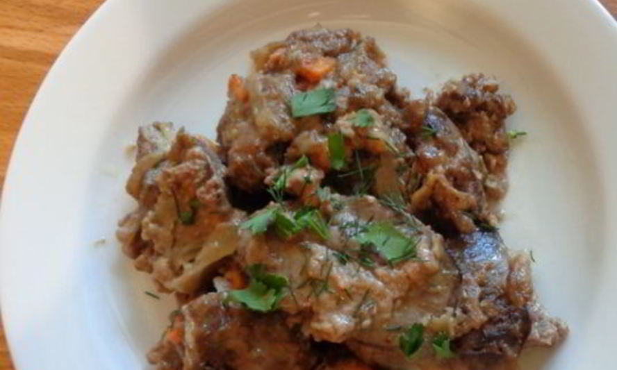 Рецепт печени в сливках