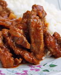 Печень в соусе