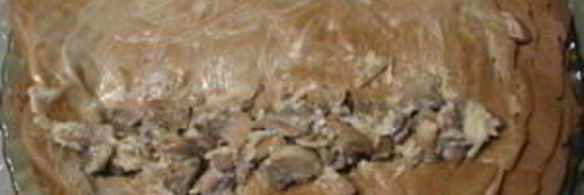 печеночные рулеты, фаршированные шампионами