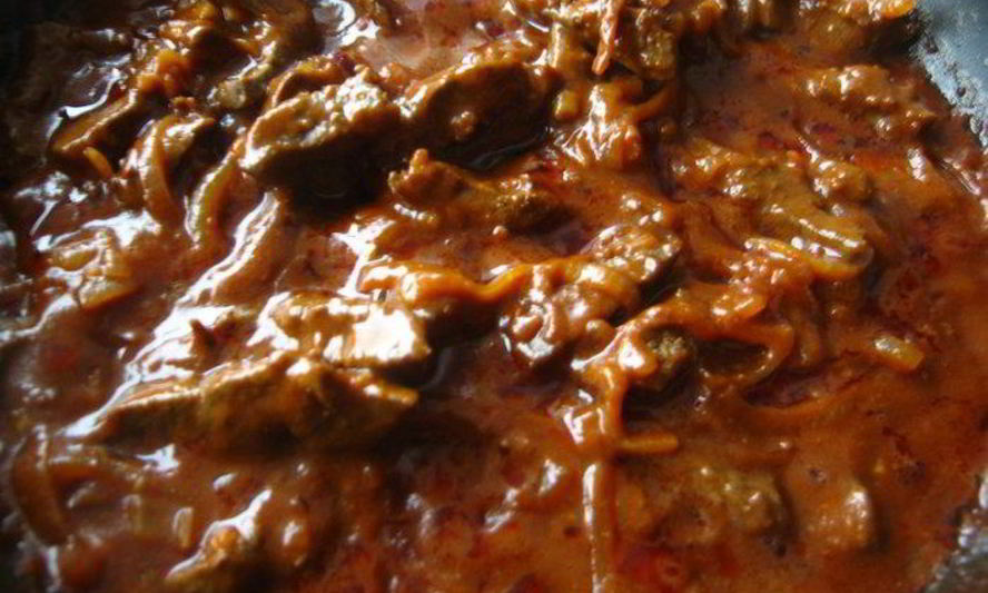 Рецепт телячьей печени в восточном стиле