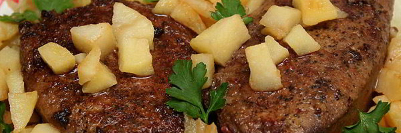 Телячья печенка по-берлински