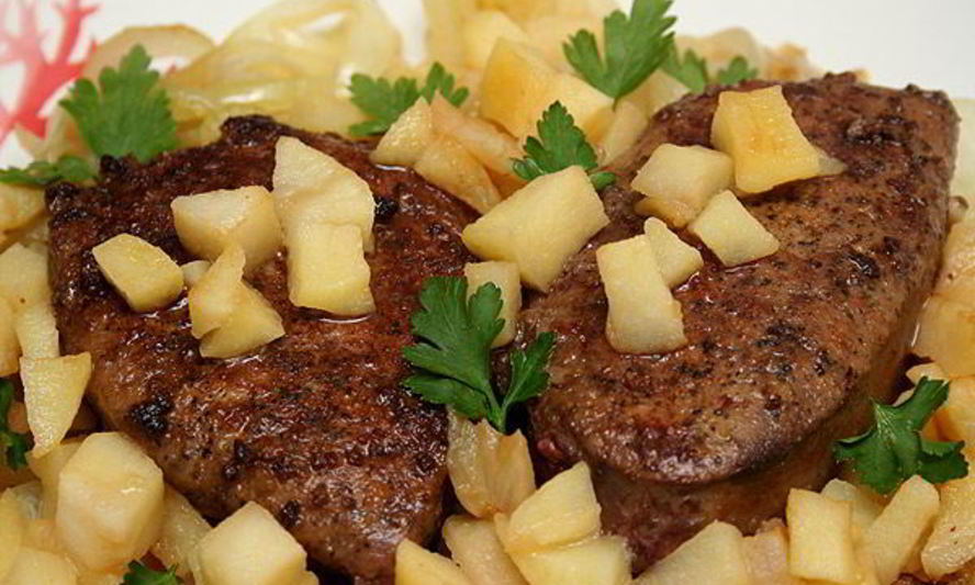 Рецепт телячьей печенки по-берлински