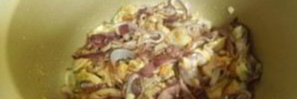 тушеная куриная печень в мультиварке