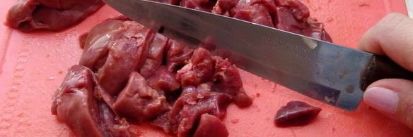 тушеная куриная печень