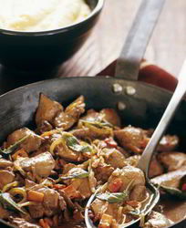 Тушеная печень