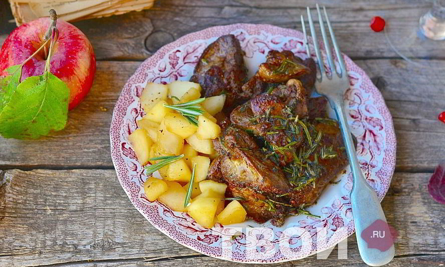 Рецепт жареной куриной печени