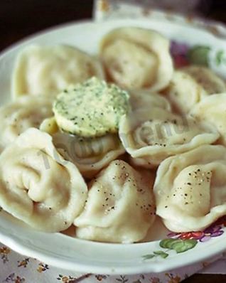 Картофельные пельмени с картошкой