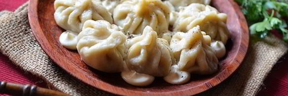 хинкали со смешанным фаршем