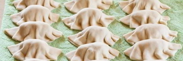 китайские жареные пельмени