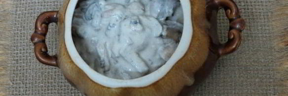 пельмени с грибами в горшочках в духовке