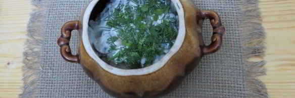 пельмени с грибами в горшочках в духовке