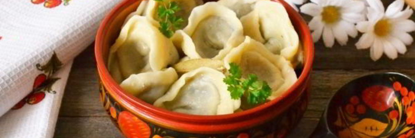 Пельмени с грибами