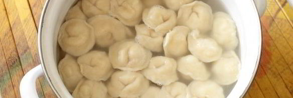 пельмени с курицей