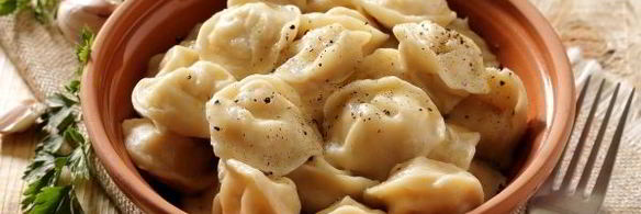 пельмени с курицей