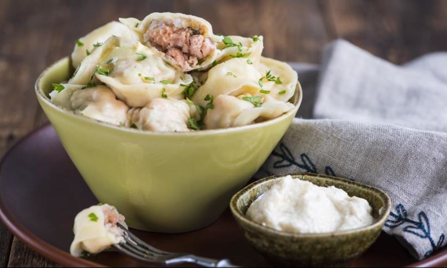 Рецепт пельменей с рыбой