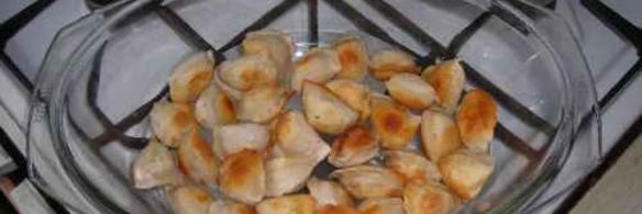 пельмени запеченные с мясом