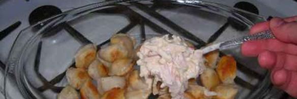 пельмени запеченные с мясом