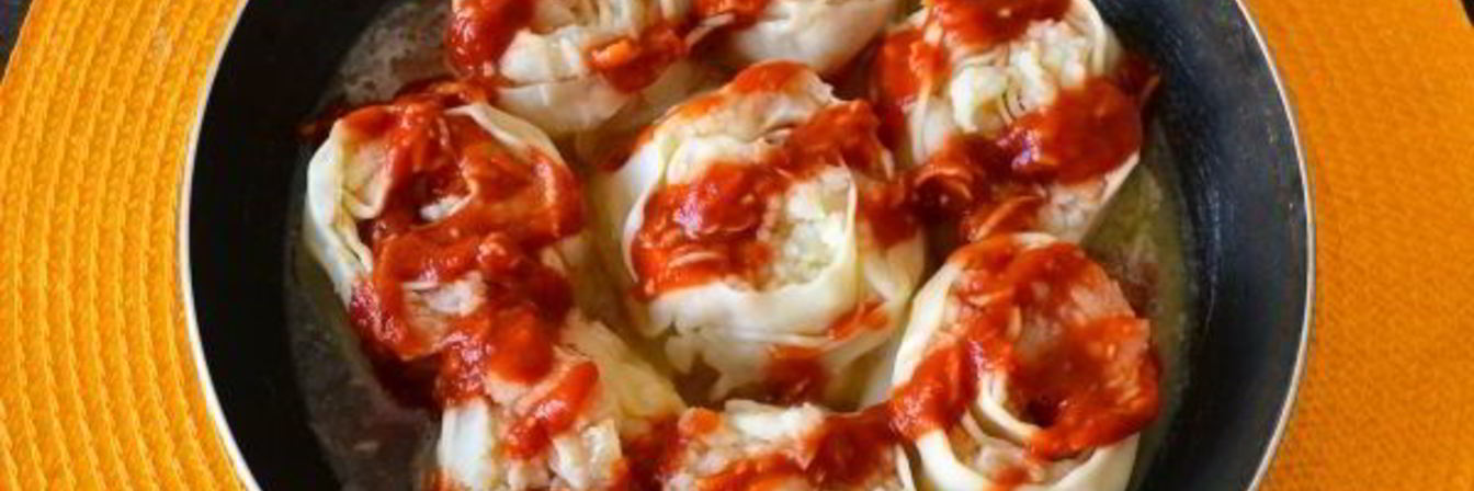 Постные ленивые пельмени