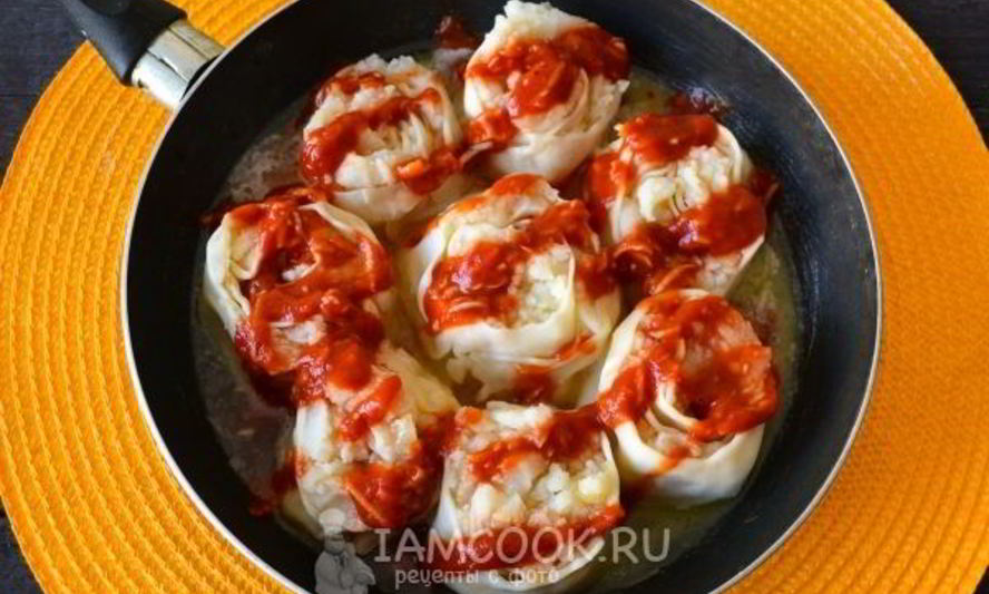 Рецепт постных ленивых пельменей