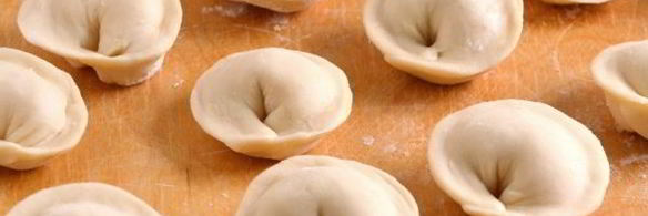 рыбные пельмени из трески