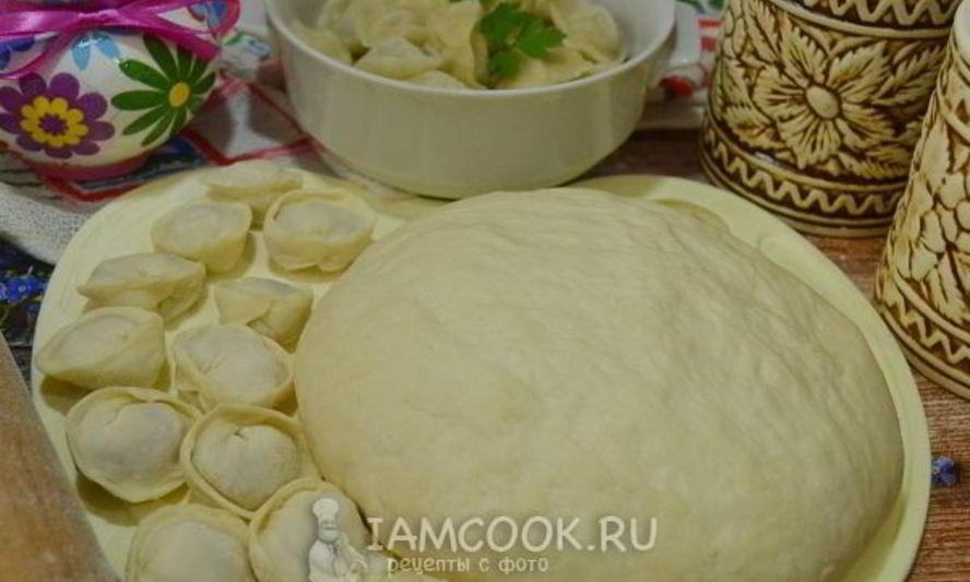 Рецепт теста для пельменей с полбяной мукой на воде