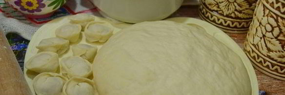 тесто для пельменей с полбяной мукой на воде