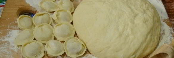 тесто для пельменей с полбяной мукой на воде