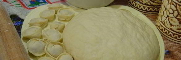 тесто для пельменей с полбяной мукой на воде