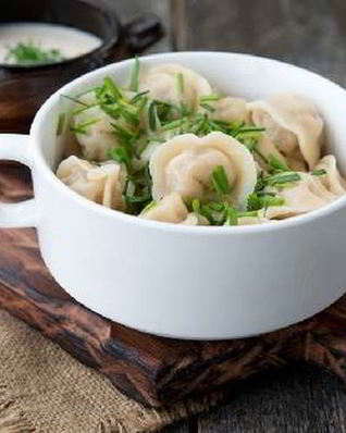 Традиционные пельмени с мясом