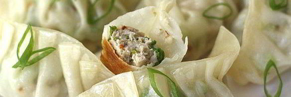 японские жареные пельмени