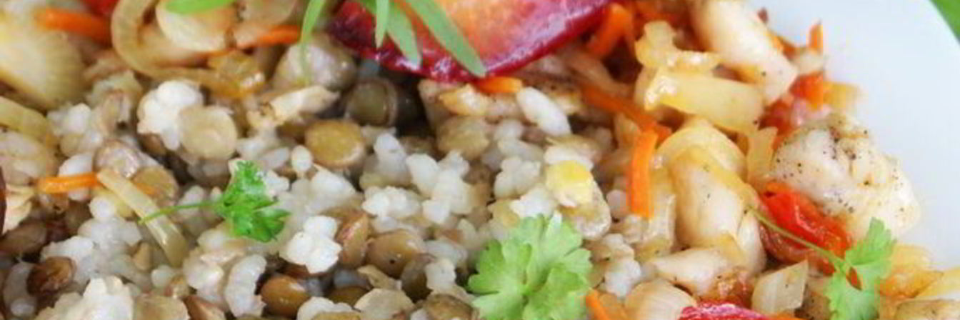 Чалкашови — плов из риса с чечевицей