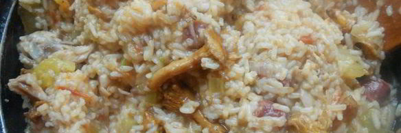 джамбалайя с лисичками