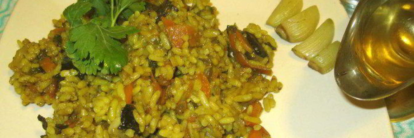 Грибной плов