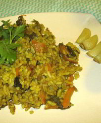 Грибной плов