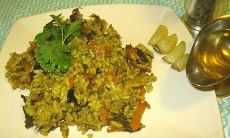 Рецепт грибного плова