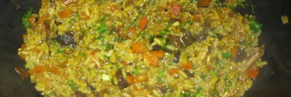 грибной плов