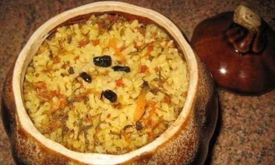 Рецепт куриного плова в горшочках