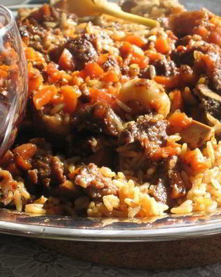 Мужской плов по-европейски